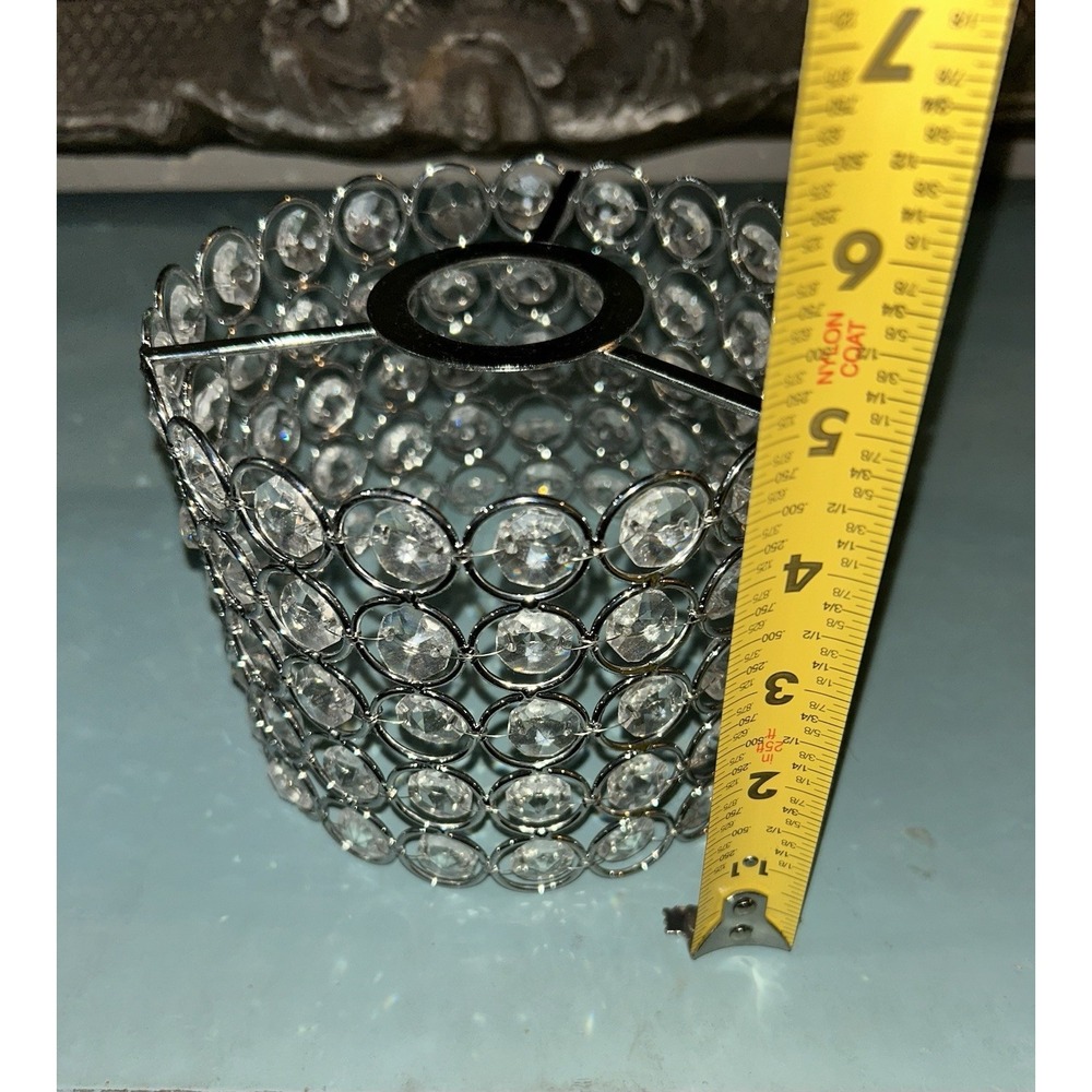Shade Frame Plastic Beaded 4.5 Inches - Picture 2 of 3